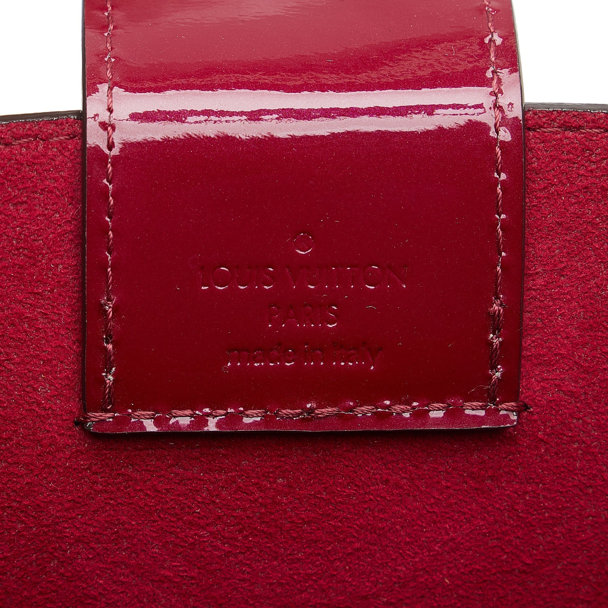Purple Louis Vuitton Monogram Vernis Long Beach PM Shoulder Bag