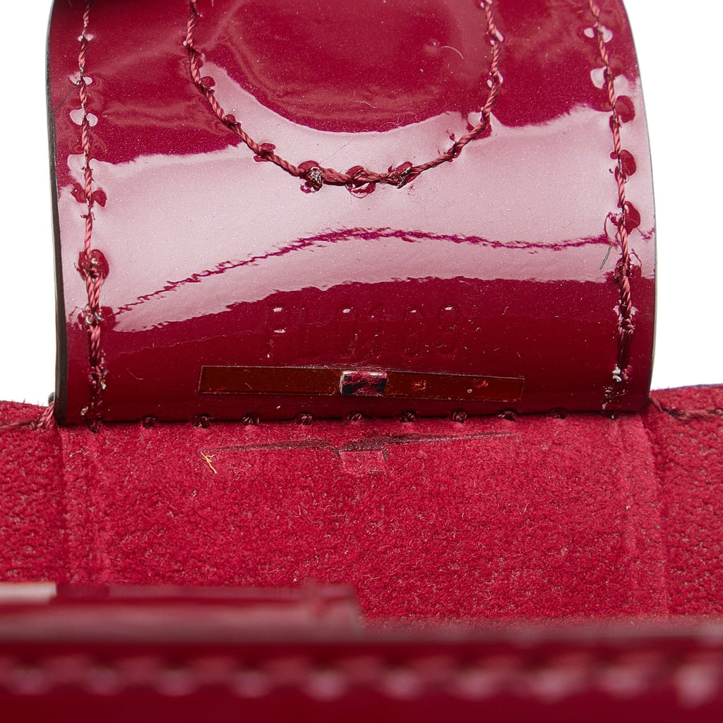 Purple Louis Vuitton Monogram Vernis Long Beach PM Shoulder Bag