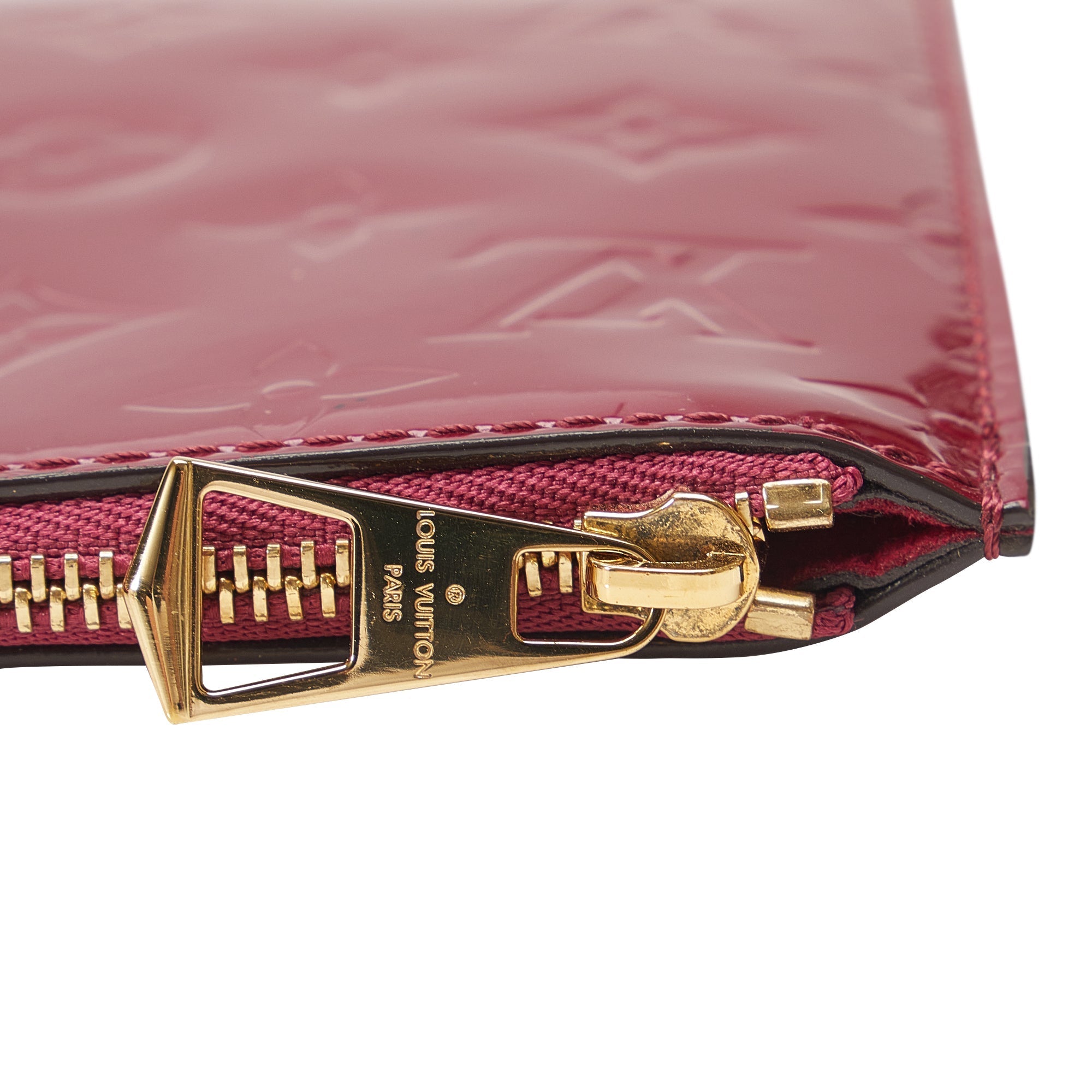 Purple Louis Vuitton Monogram Vernis Long Beach PM Shoulder Bag