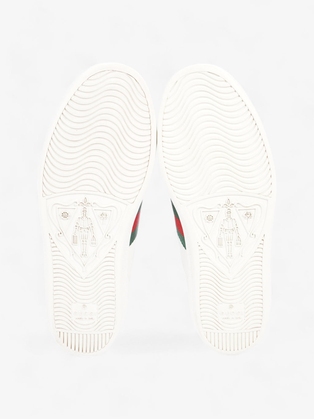 Gucci Ace Sneakers with Bee White / Green / Red Leather EU 37 UK 4