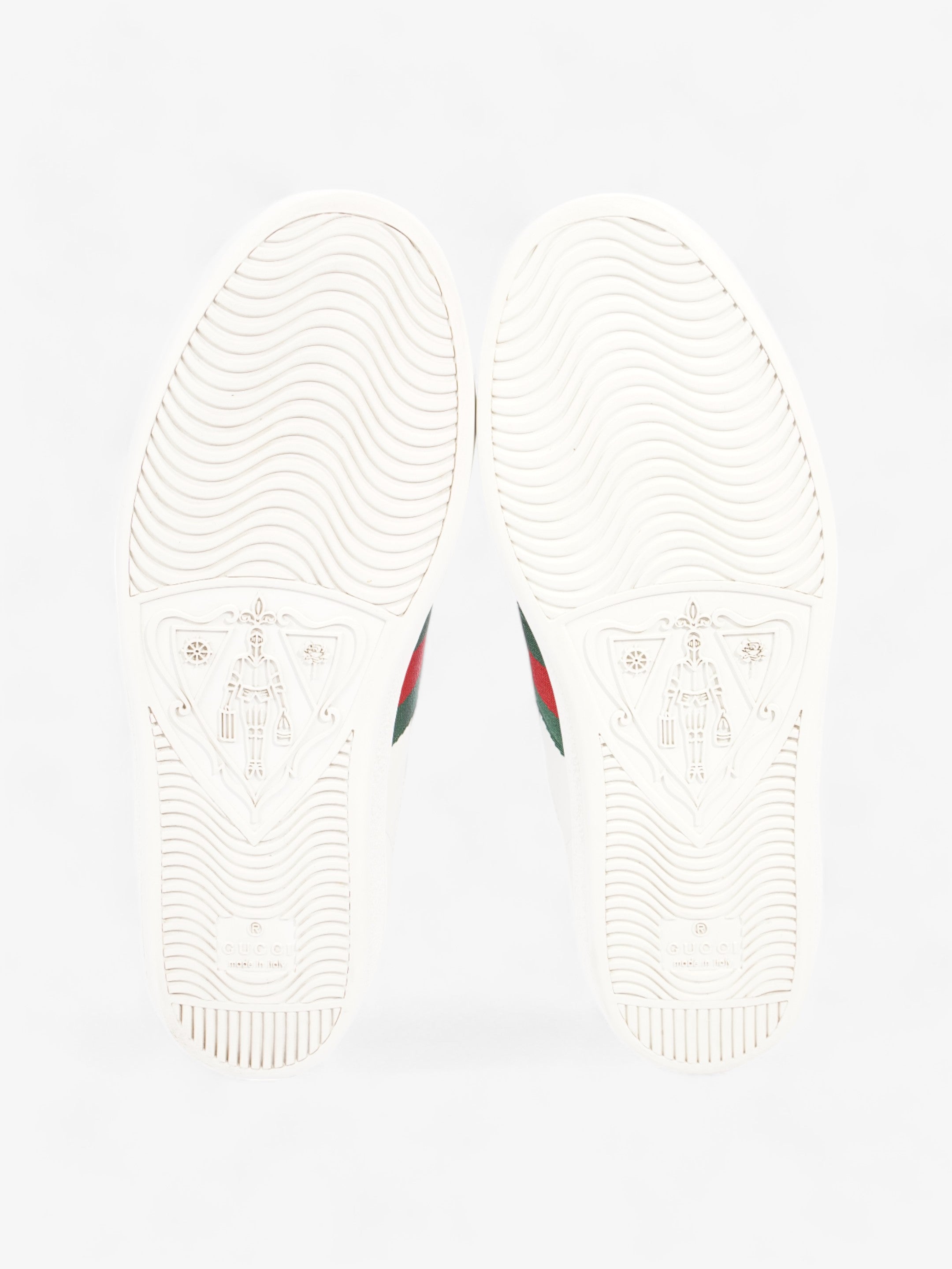 Gucci Ace Sneakers with Bee White / Green / Red Leather EU 37 UK 4