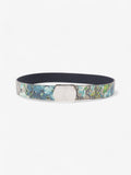 Gucci Blooms Belt GG Supreme / Blue Canvas 85cm / 34"
