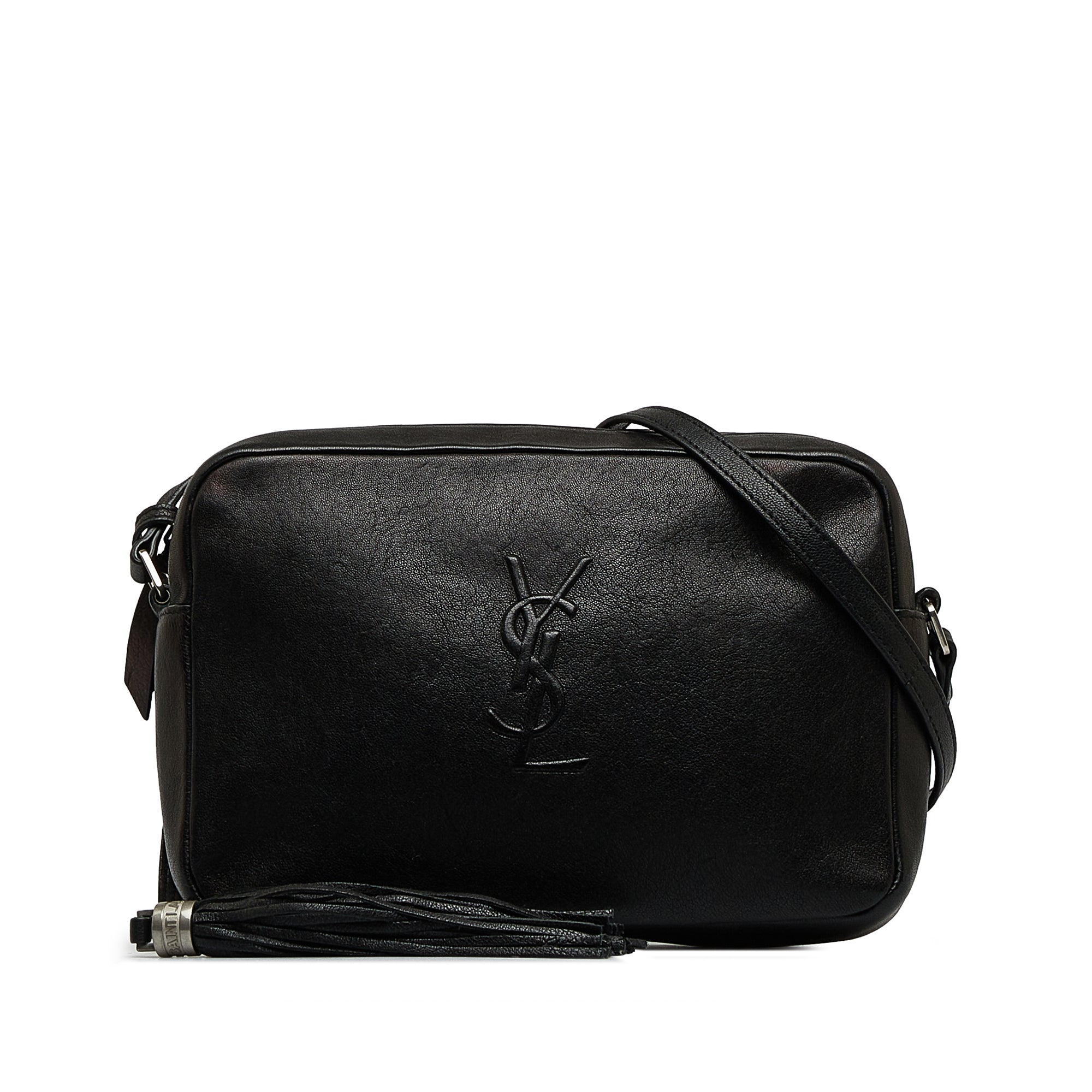 Yves Saint Laurent Lou Camera Bag Black Leather