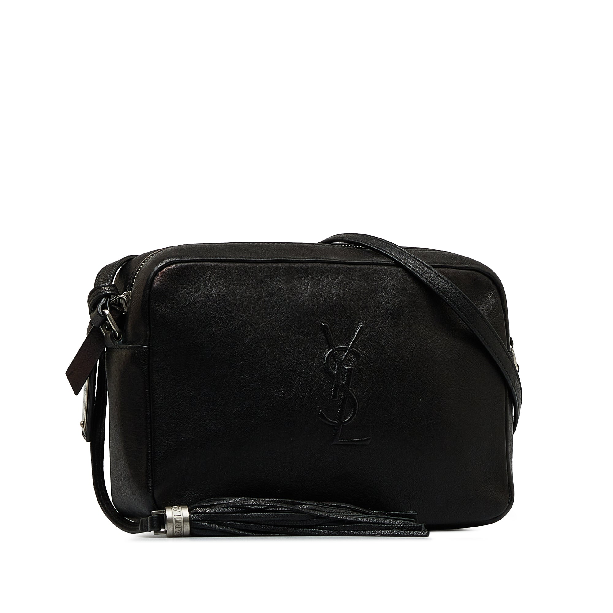 Yves Saint Laurent Lou Camera Bag Black Leather