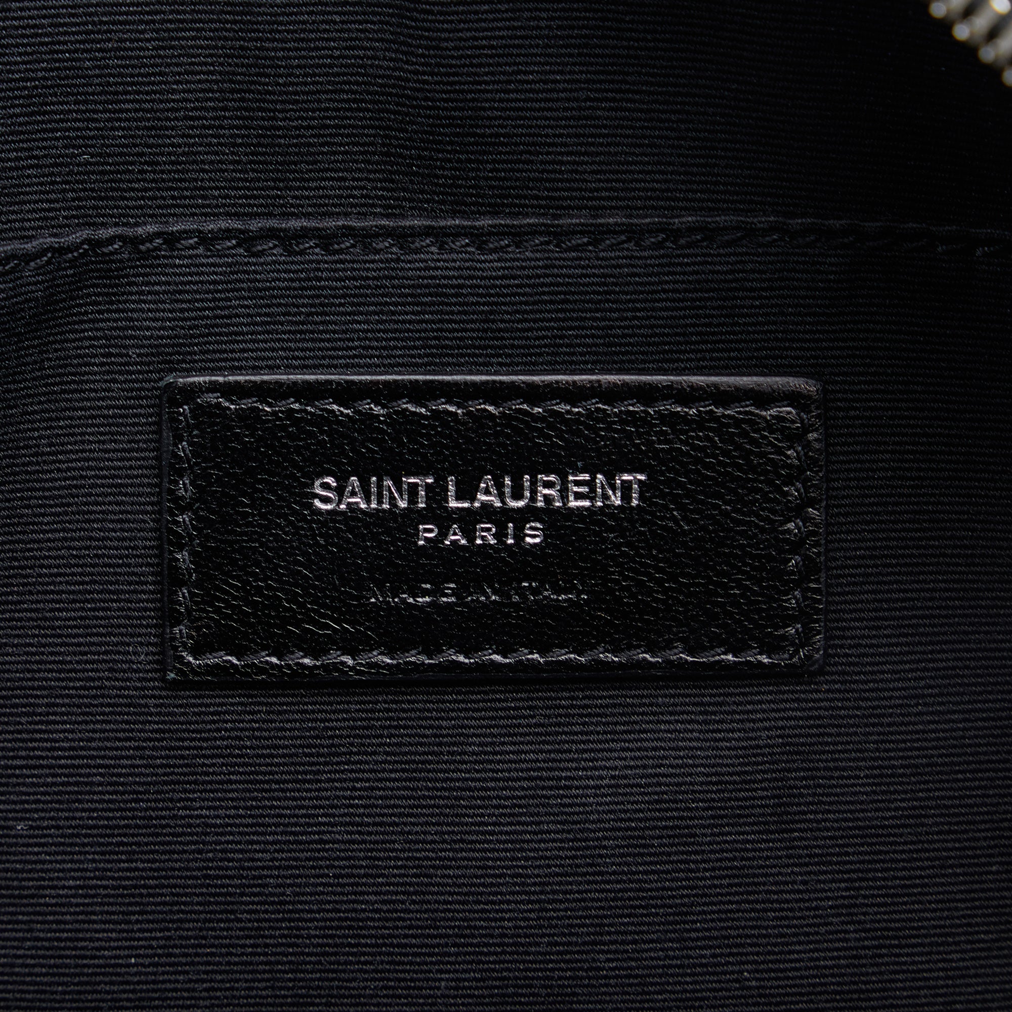 Yves Saint Laurent Lou Camera Bag Black Leather