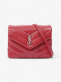 Saint Laurent Loulou Toy Red Leather