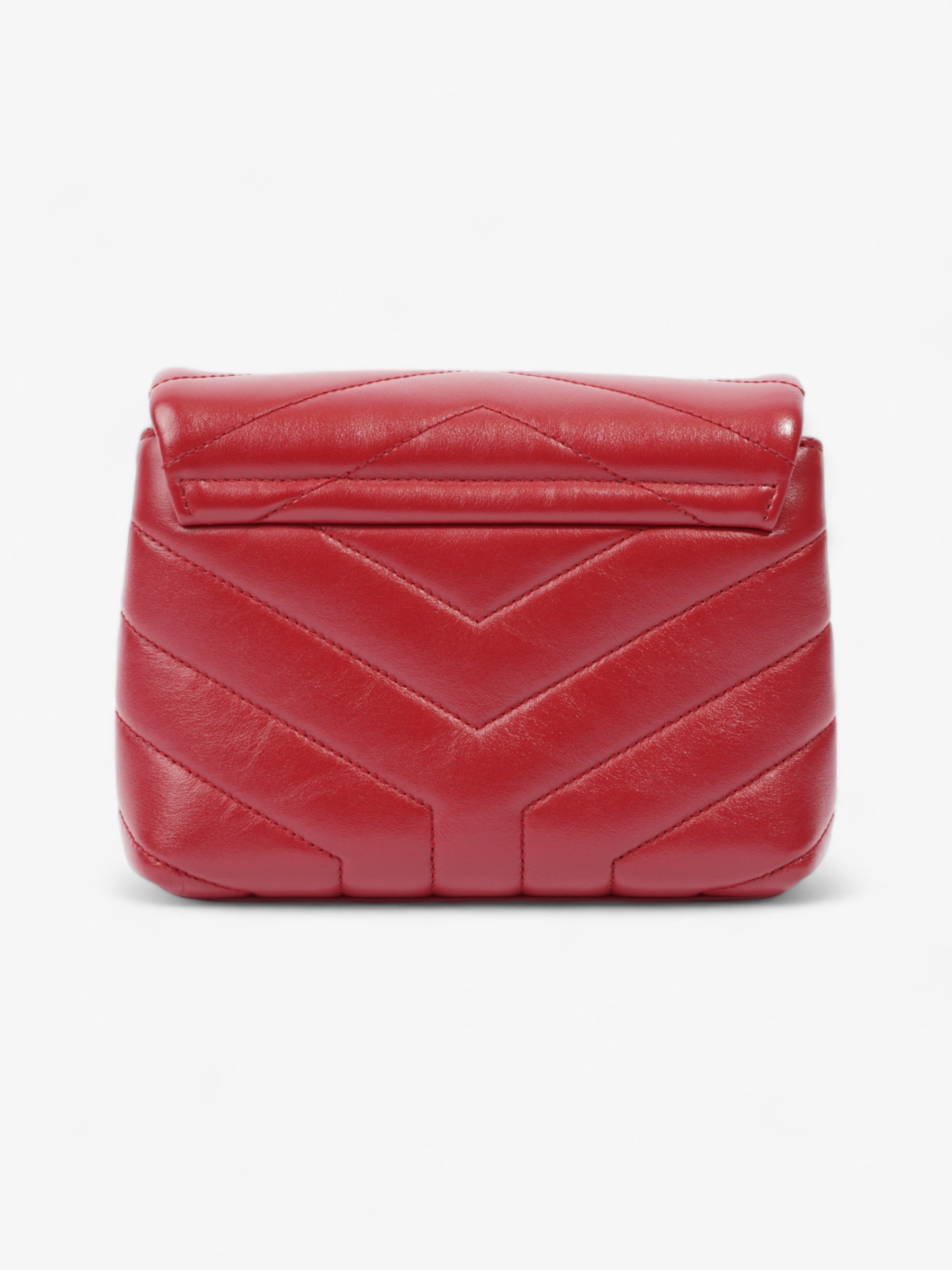 Saint Laurent Loulou Toy Red Leather