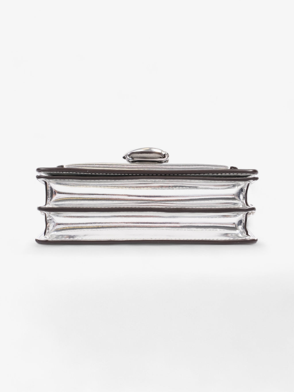 Coach Tabby 20 Silver Metallic Leather