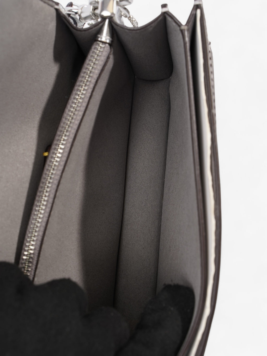 Coach Tabby 20 Silver Metallic Leather