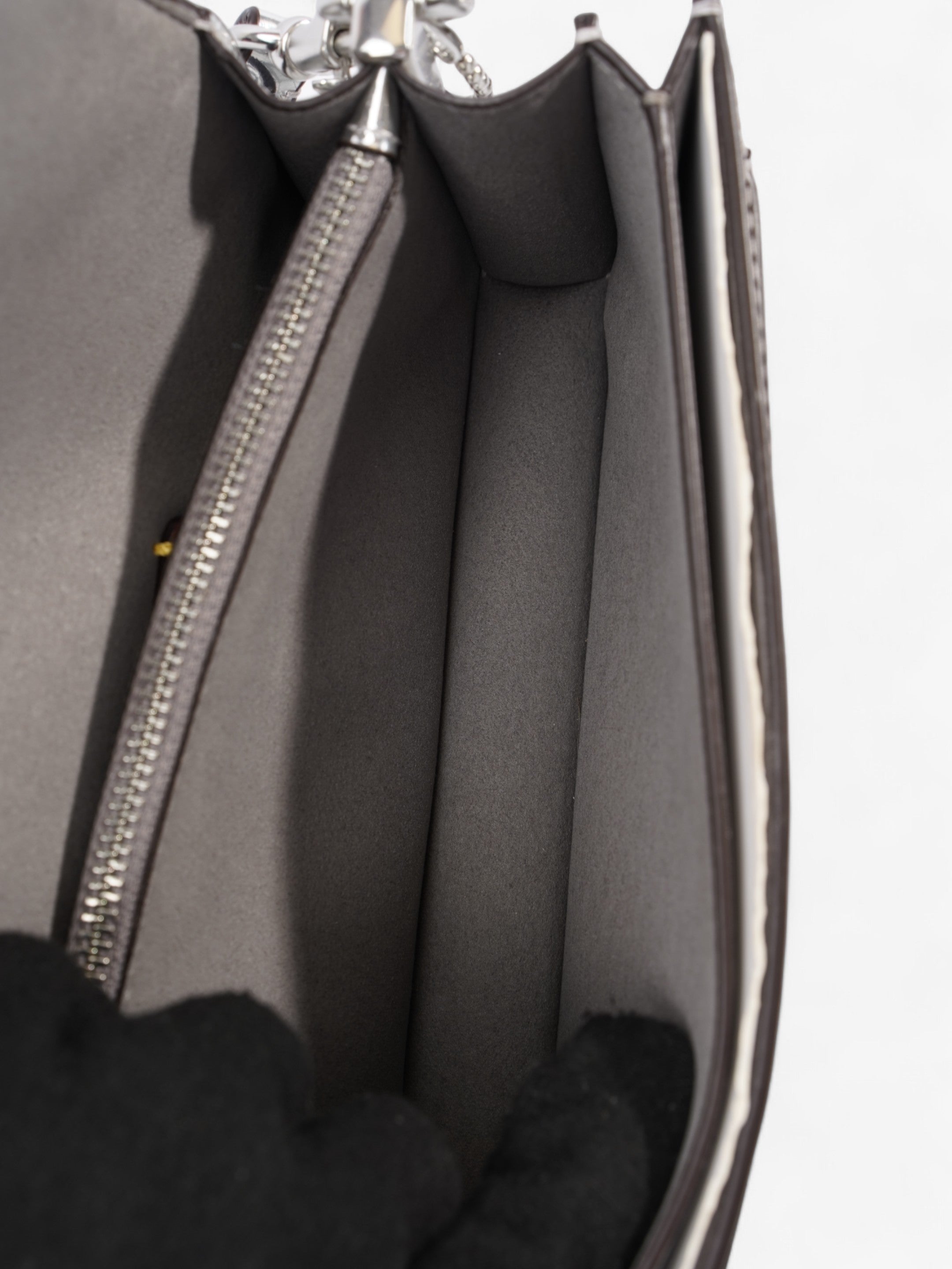 Coach Tabby 20 Silver Metallic Leather