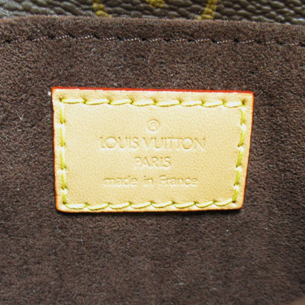 Brown Louis Vuitton Monogram Micro Metis Satchel