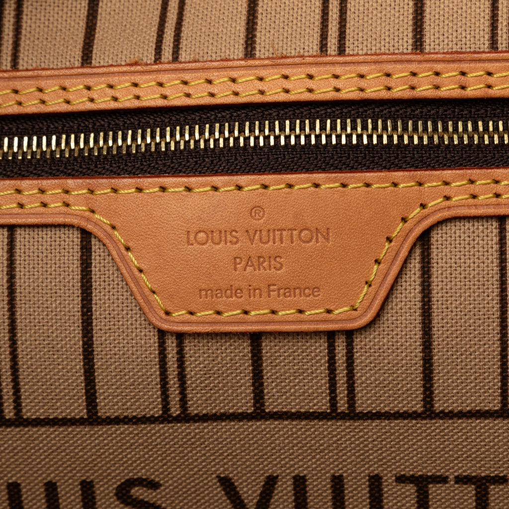 Brown Louis Vuitton Monogram Game On Neverfull MM Tote Bag