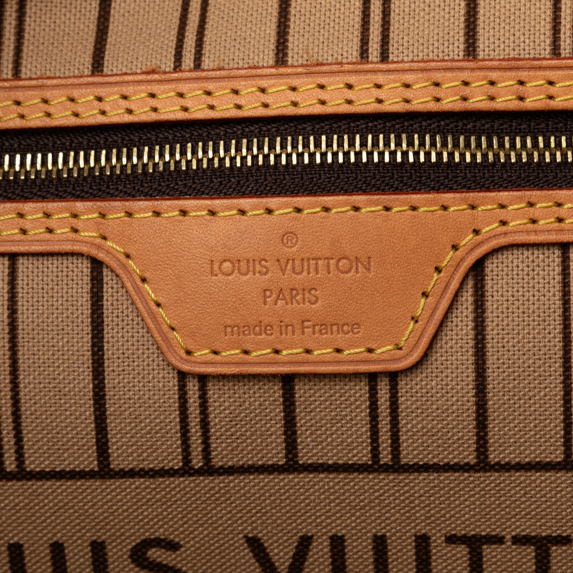 Brown Louis Vuitton Monogram Game On Neverfull MM Tote Bag