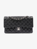 Chanel Classic Double Flap Black Caviar Leather Medium