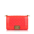 Chanel Small Patent Boy Bag