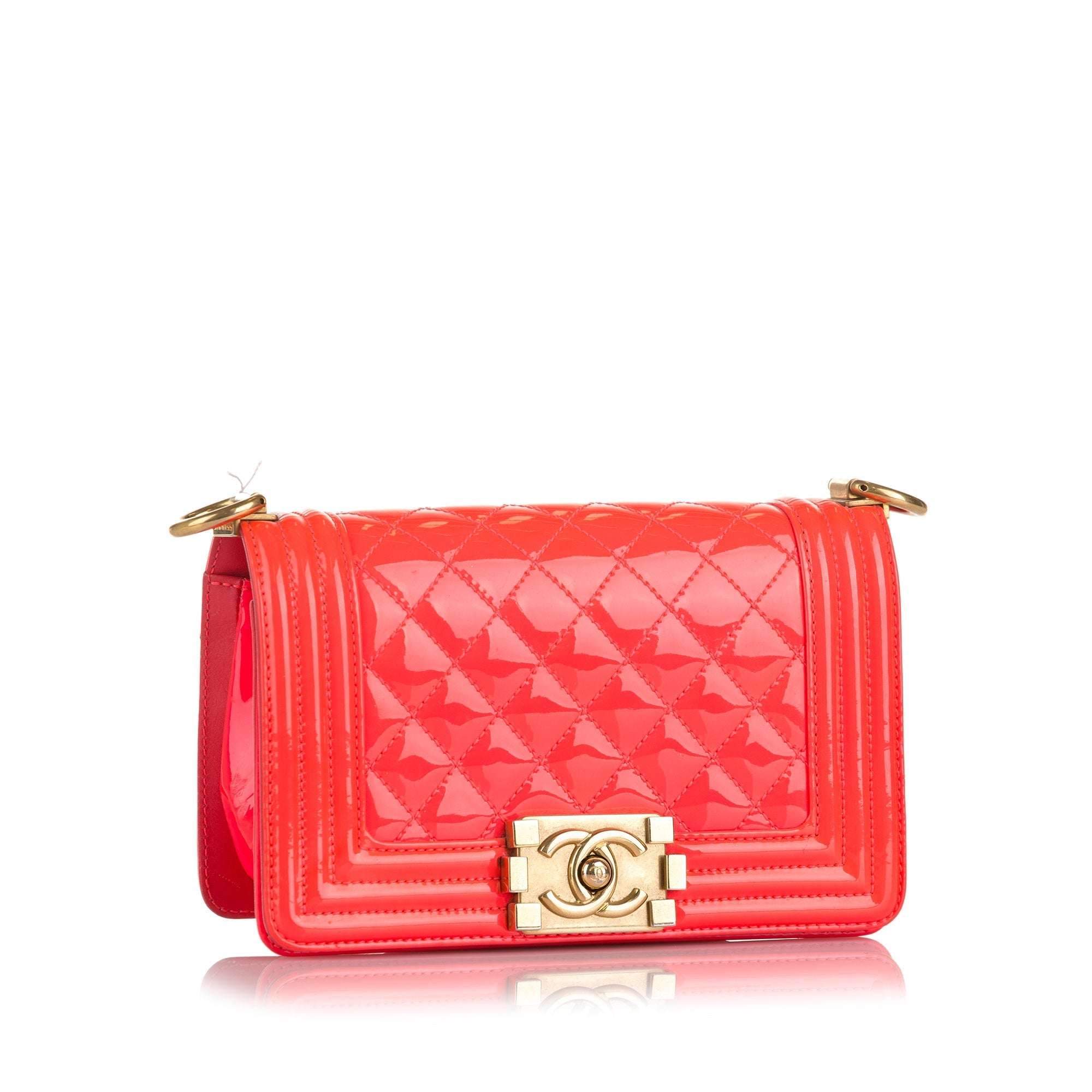 Chanel Small Patent Boy Bag