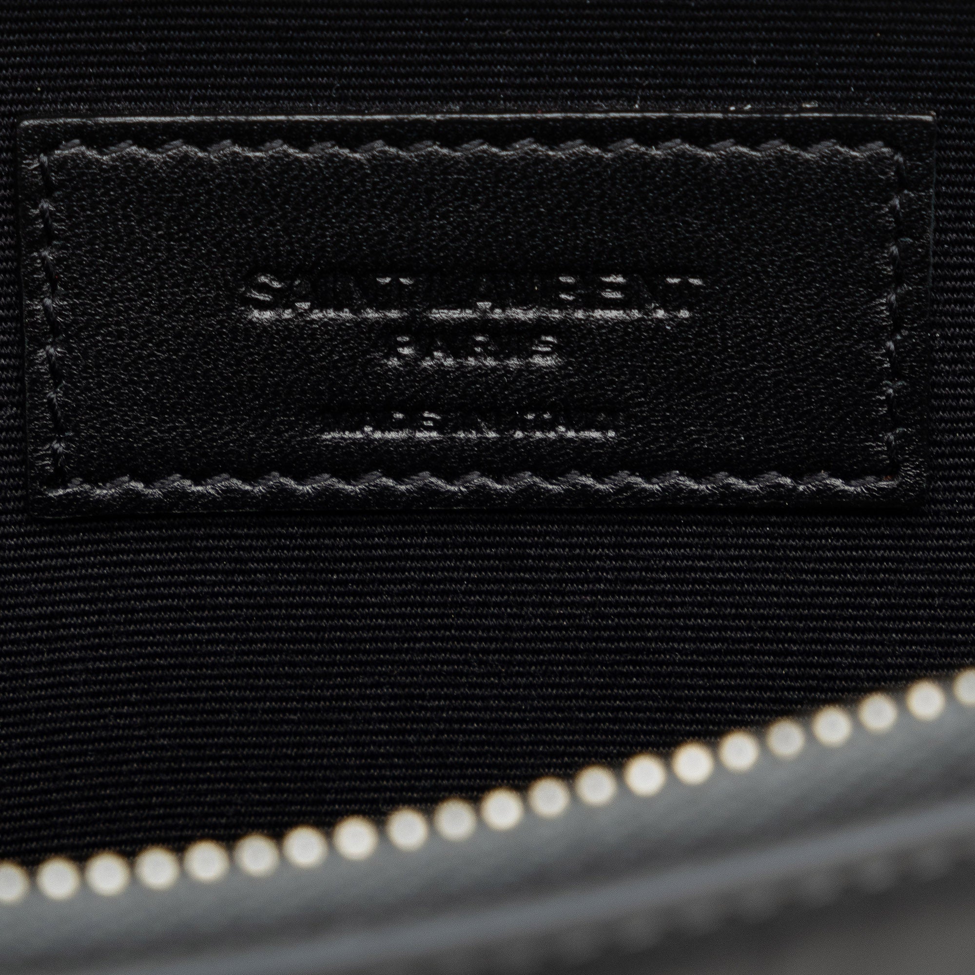 Yves Saint Laurent Clutch Leather Black