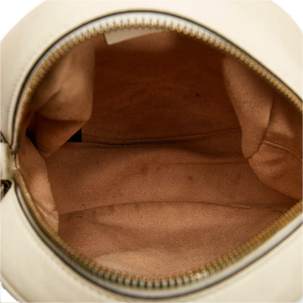 SALE Gucci GG Marmont Round White MatelassÃƒÆ’Ã‚Â©