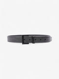 Saint Laurent Monogram Belt Black Leather 75