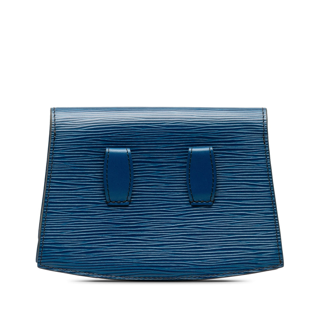 Blue Louis Vuitton Epi Tilsitt Belt Bag
