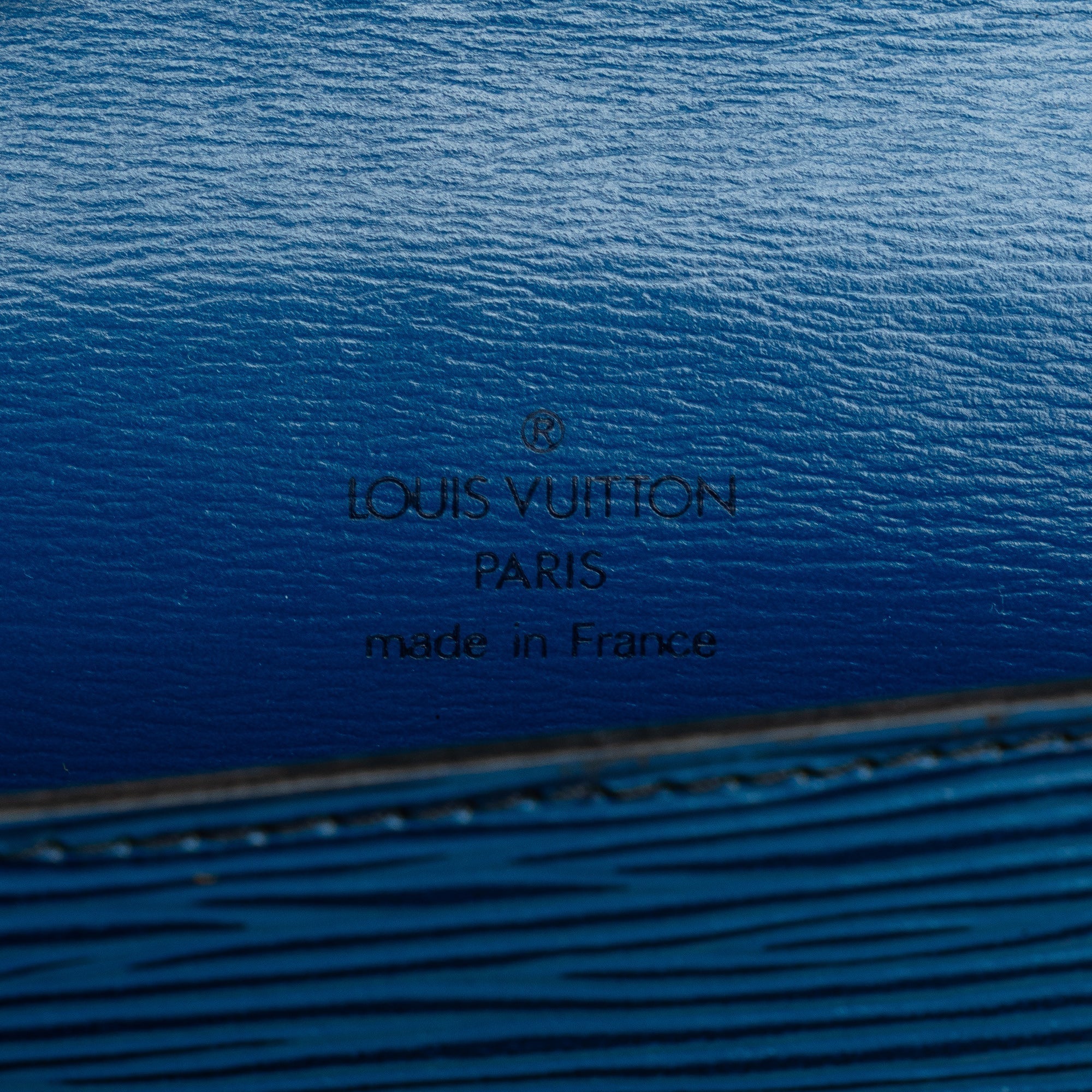 Blue Louis Vuitton Epi Tilsitt Belt Bag