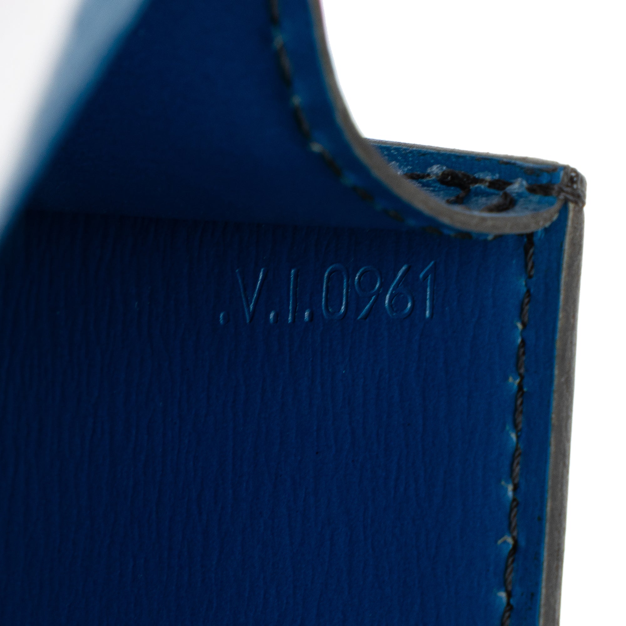 Blue Louis Vuitton Epi Tilsitt Belt Bag