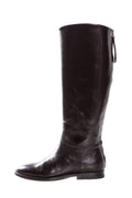 Jenni Kayne Black Round Toe Leather Zip Closure Boots SZ 37 NWT SALE