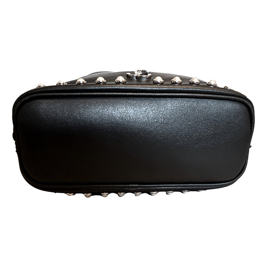 Jimmy Choo Marcheline Pearl Small Bucket Crossbody Bag Black