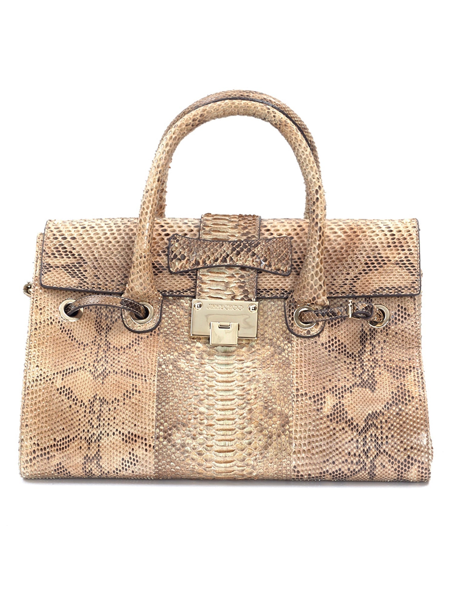 Medium Snakeskin Rosalie Satchel