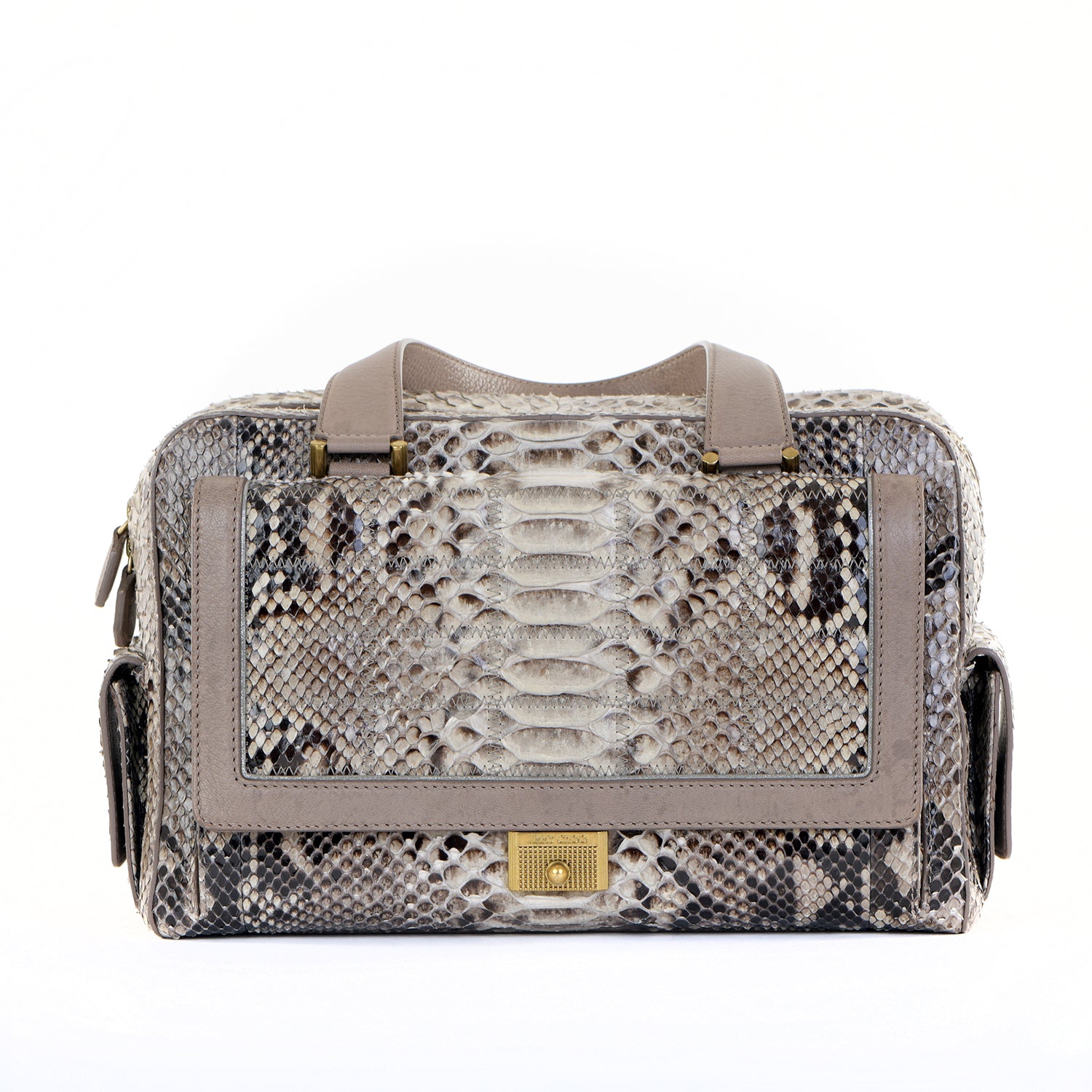 Catherine Snakeskin Box Satchel