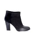 Marina Black Glitter Ankle Boots
