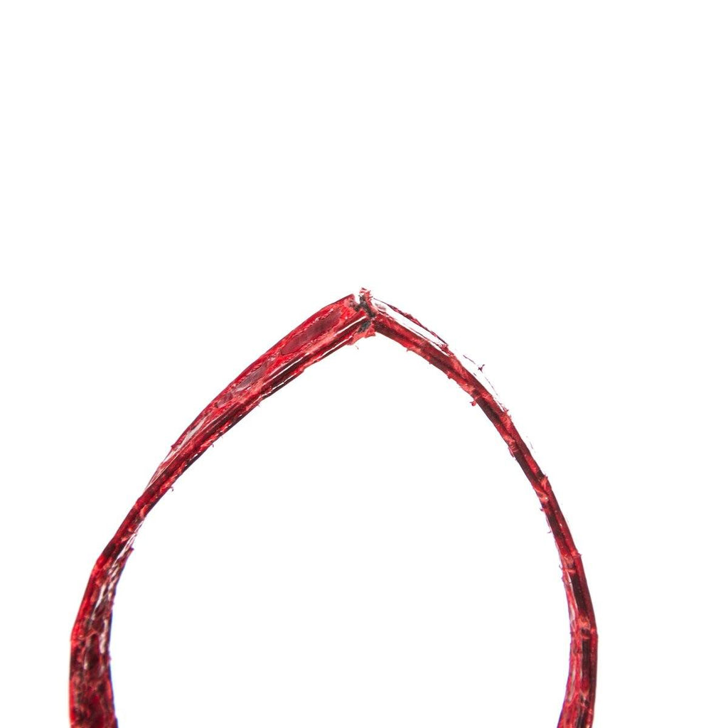 Judith Leiber Red Python Clamshell Clutch