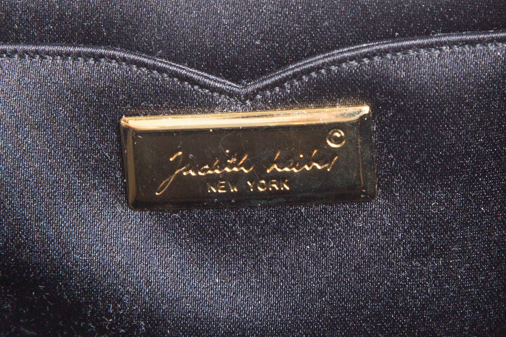 Judith Leiber Black Pyton Cross-Body
