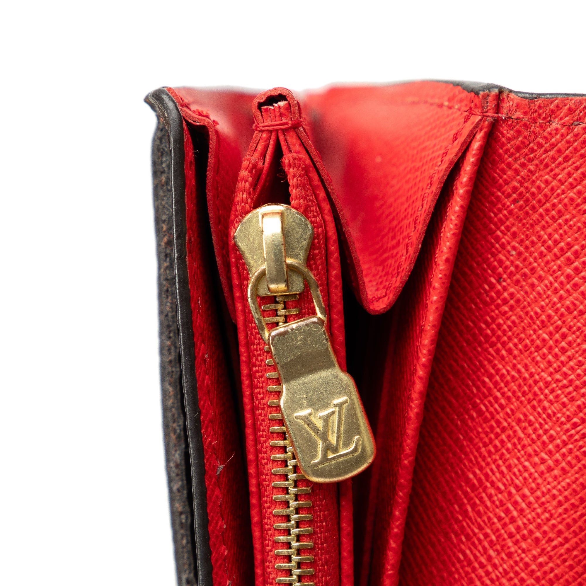 Brown Louis Vuitton Monogram Valentines Bird Sarah Wallet