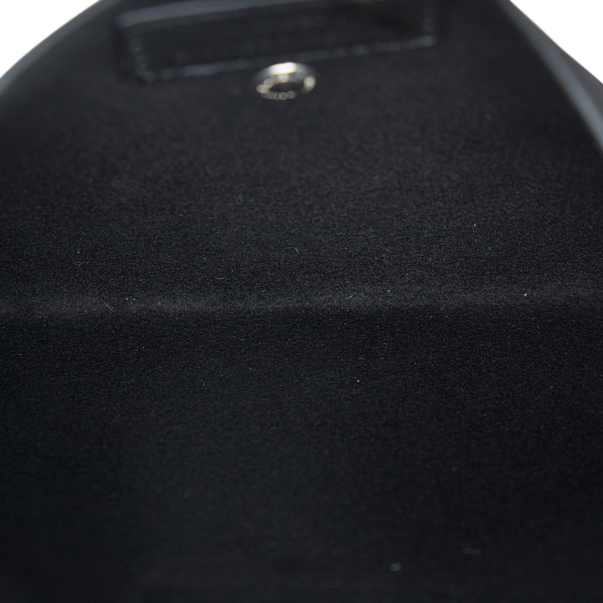 Yves Saint Teddy Drawstring Black Calfskin