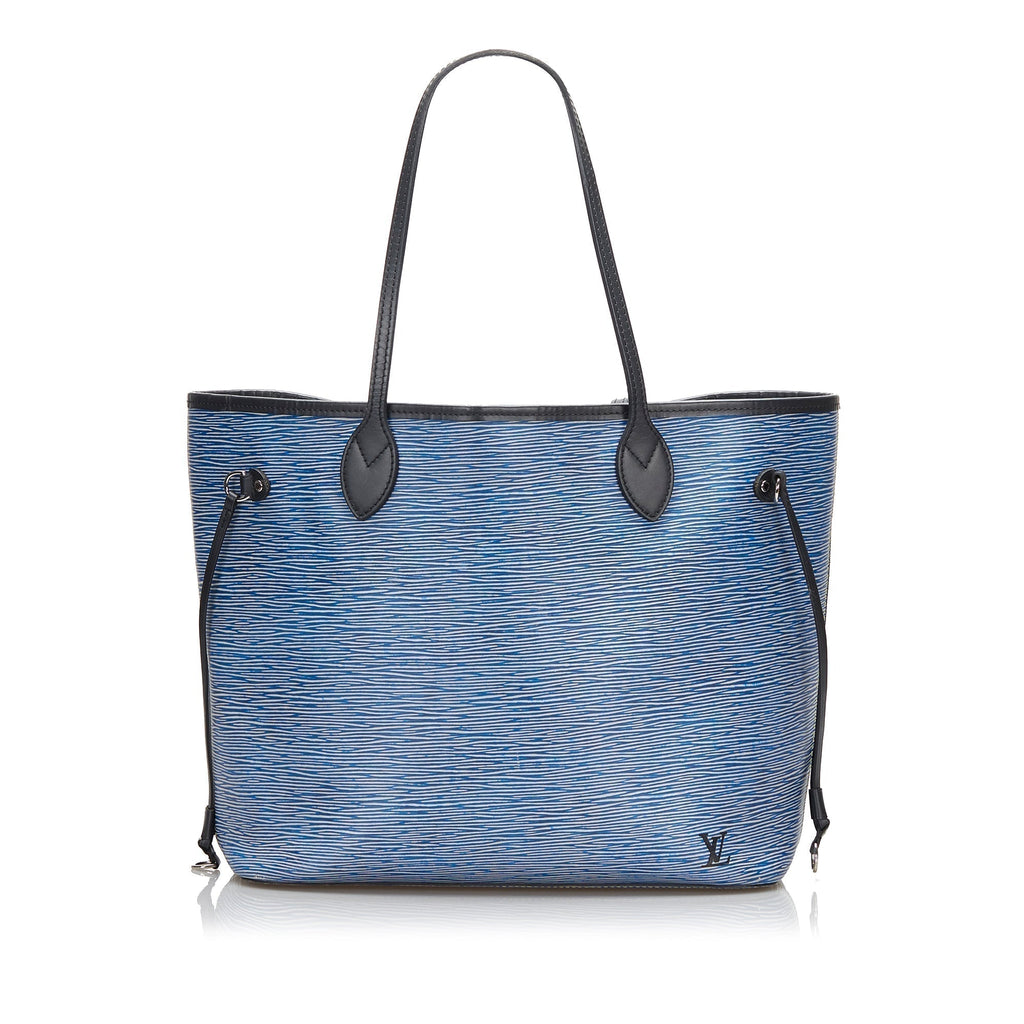 Louis Vuitton Neverfull MM Blue Denim Epi
