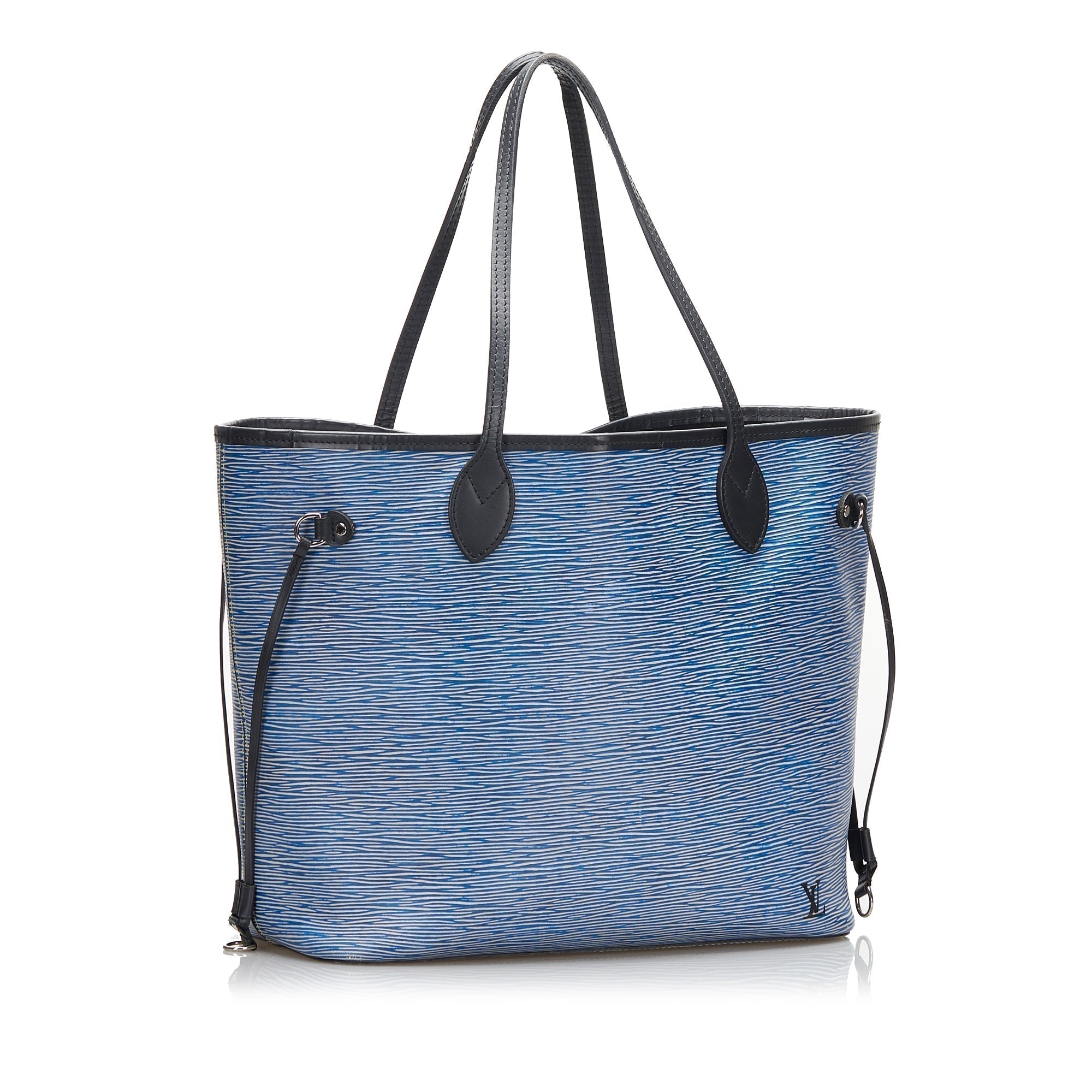 Louis Vuitton Neverfull MM Blue Denim Epi