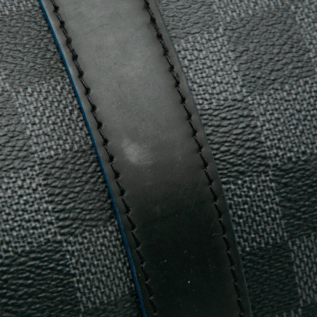 Black Louis Vuitton Damier Graphite Keepall Bandouliere 55 Travel Bag