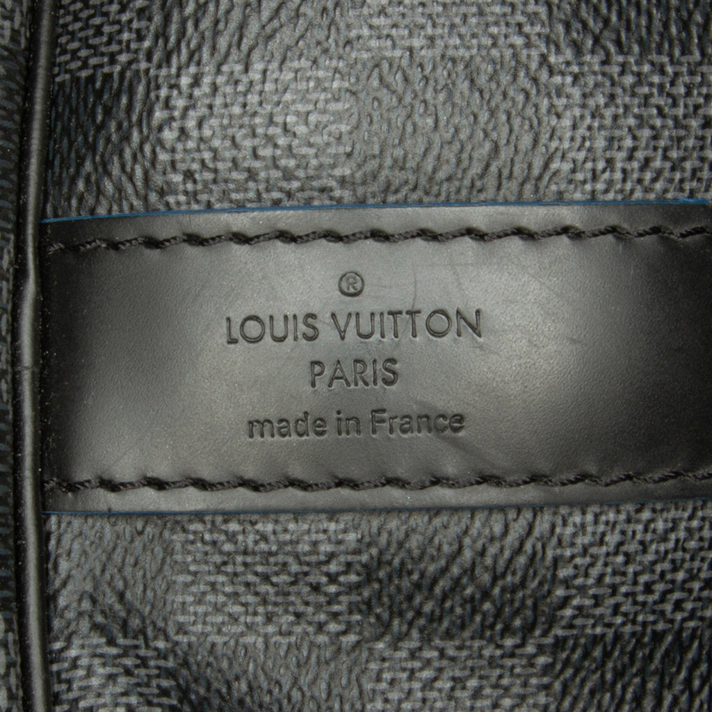 Black Louis Vuitton Damier Graphite Keepall Bandouliere 55 Travel Bag