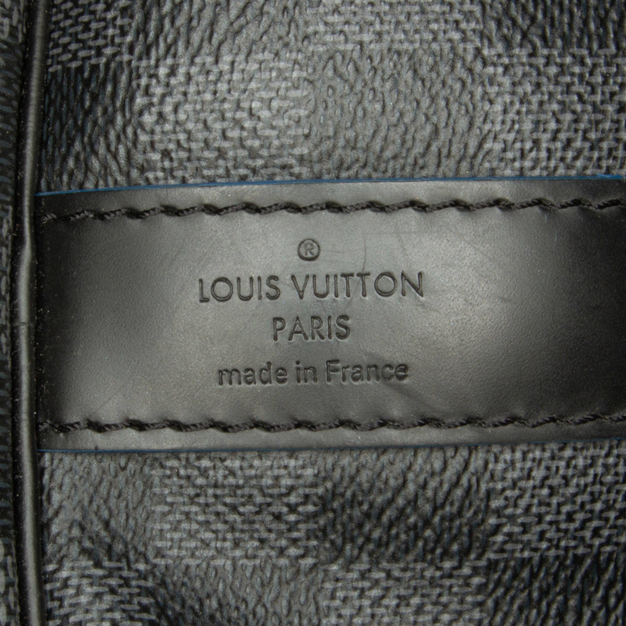 Black Louis Vuitton Damier Graphite Keepall Bandouliere 55 Travel Bag
