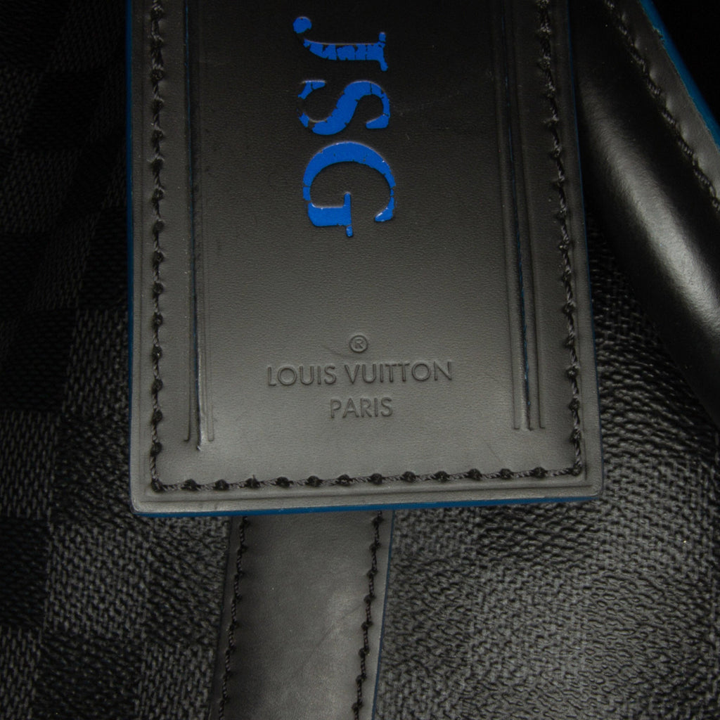 Black Louis Vuitton Damier Graphite Keepall Bandouliere 55 Travel Bag