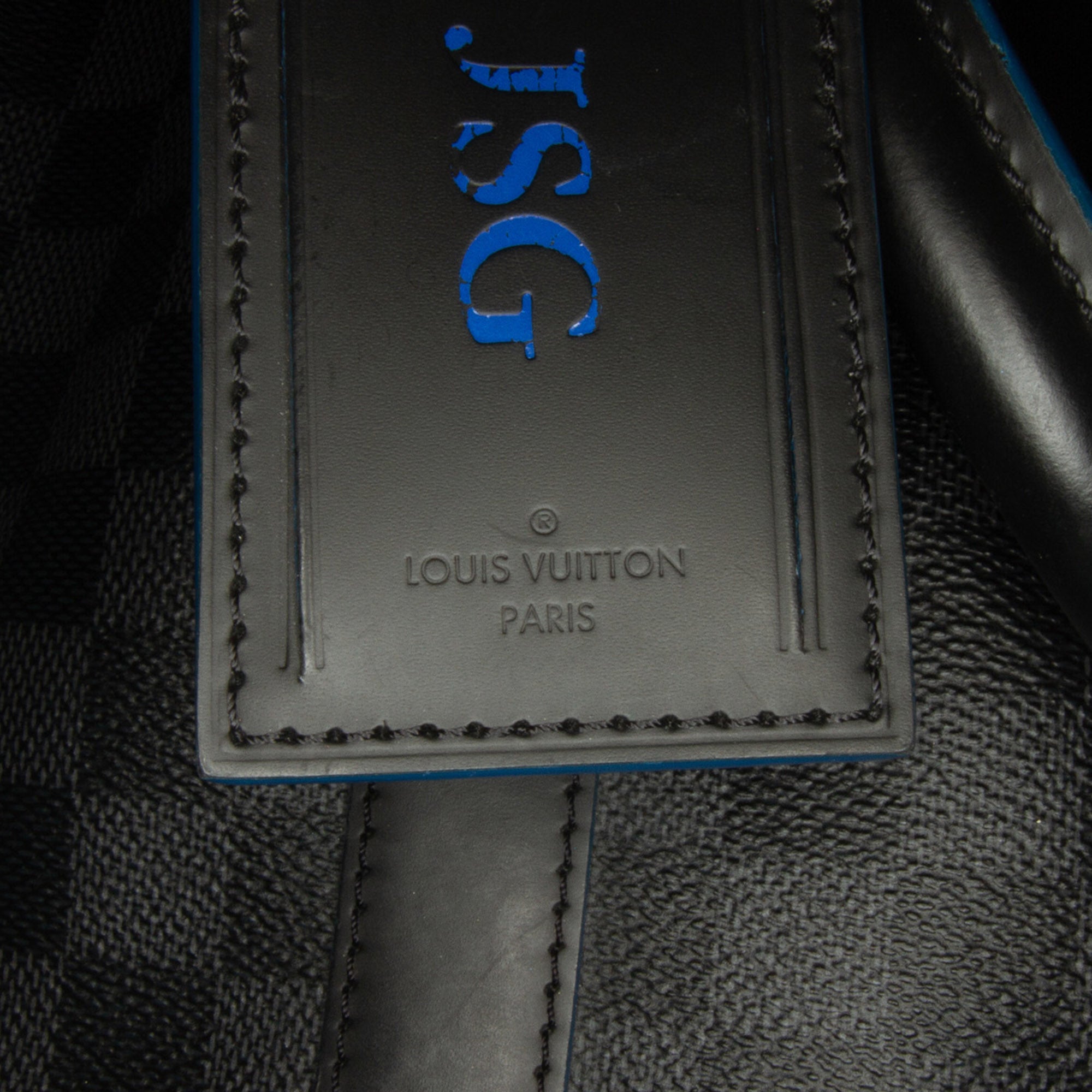 Black Louis Vuitton Damier Graphite Keepall Bandouliere 55 Travel Bag