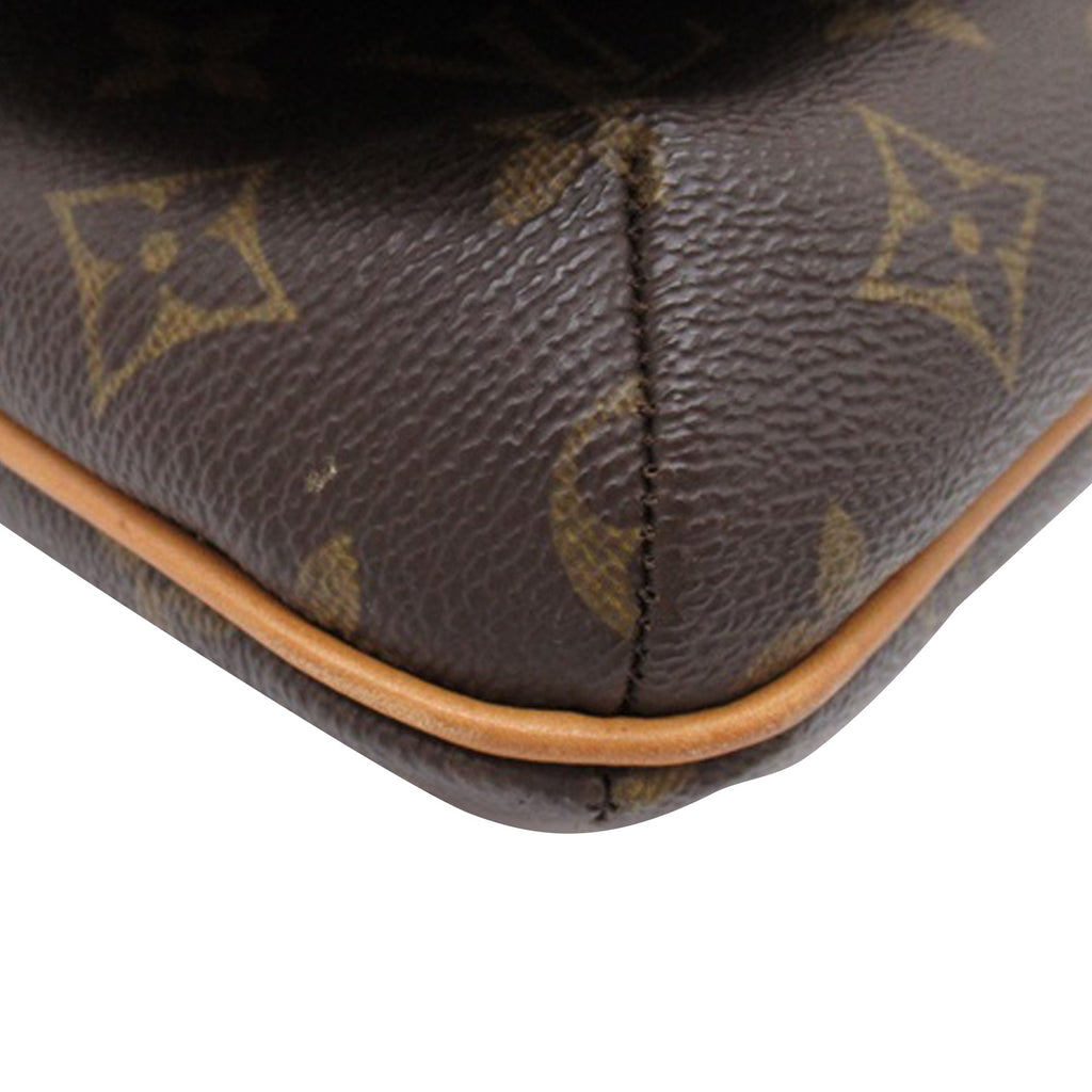 Brown Louis Vuitton Monogram Musette Tango Short Strap Shoulder Bag