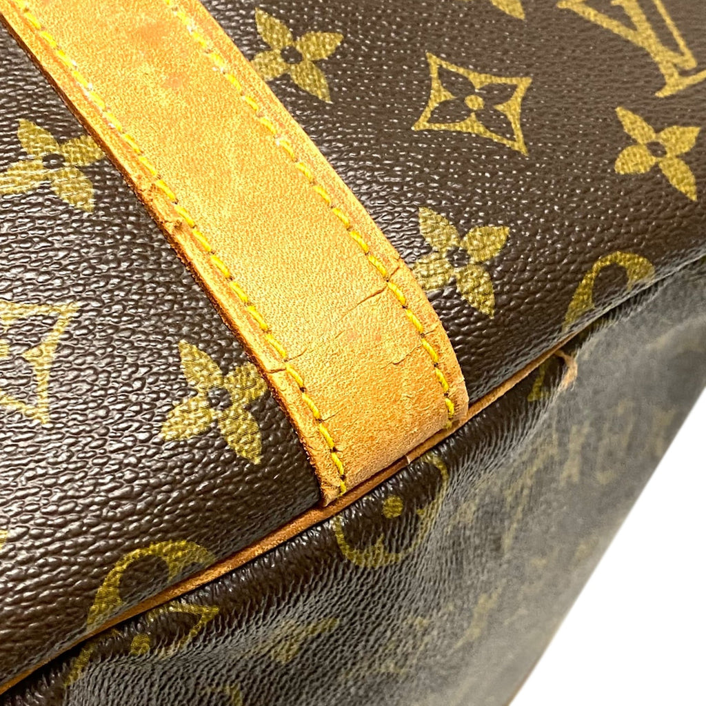 Brown Louis Vuitton Monogram Keepall Bandouliere 55 Travel Bag