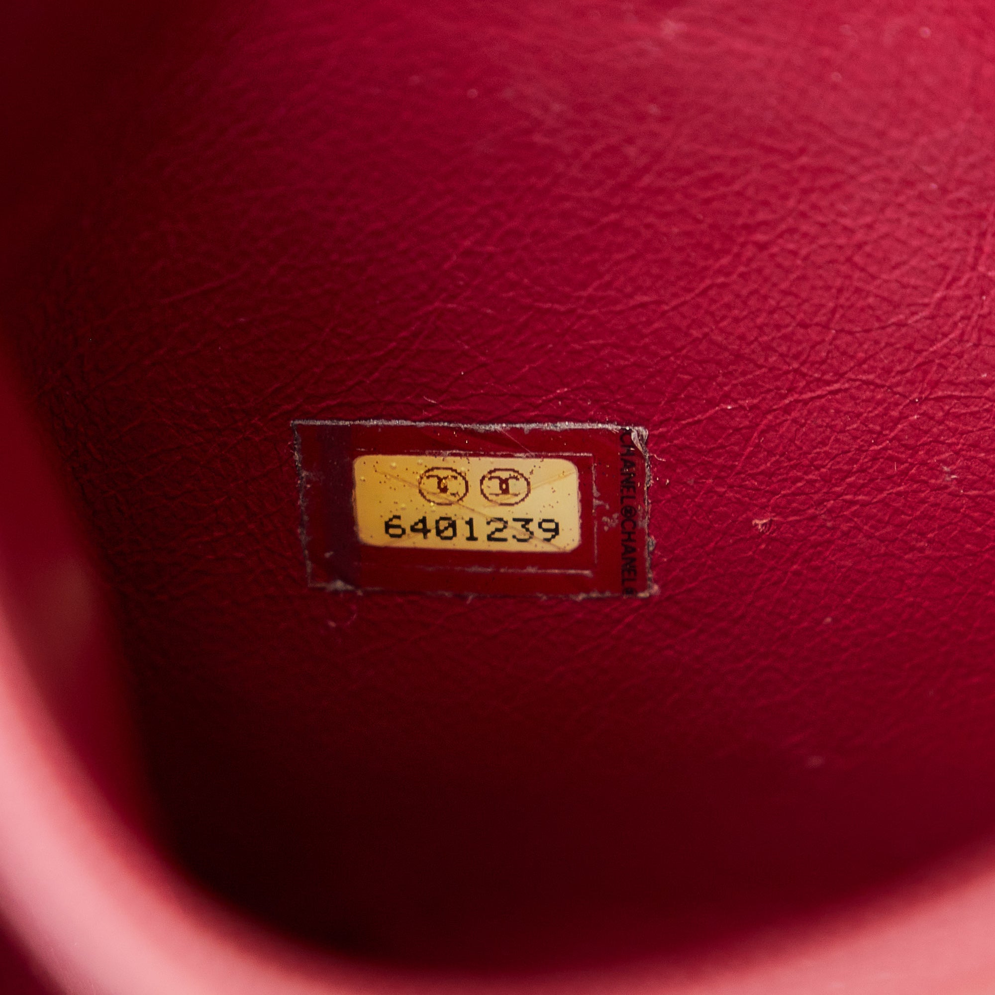 Red Chanel Caviar Medallion Tote