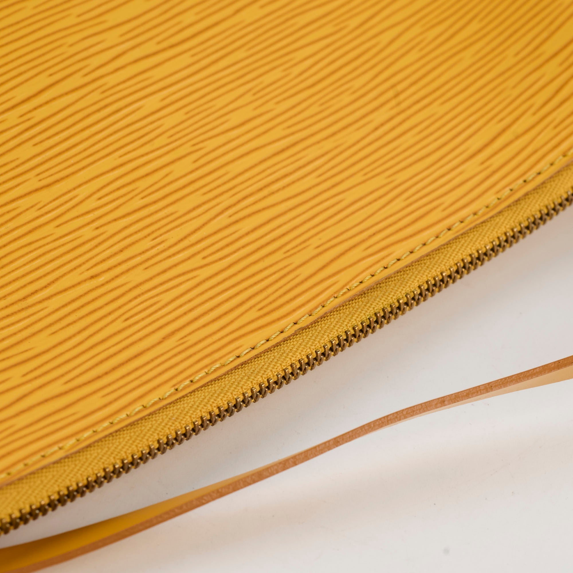 Louis Vuitton Epi Pochette Yellow