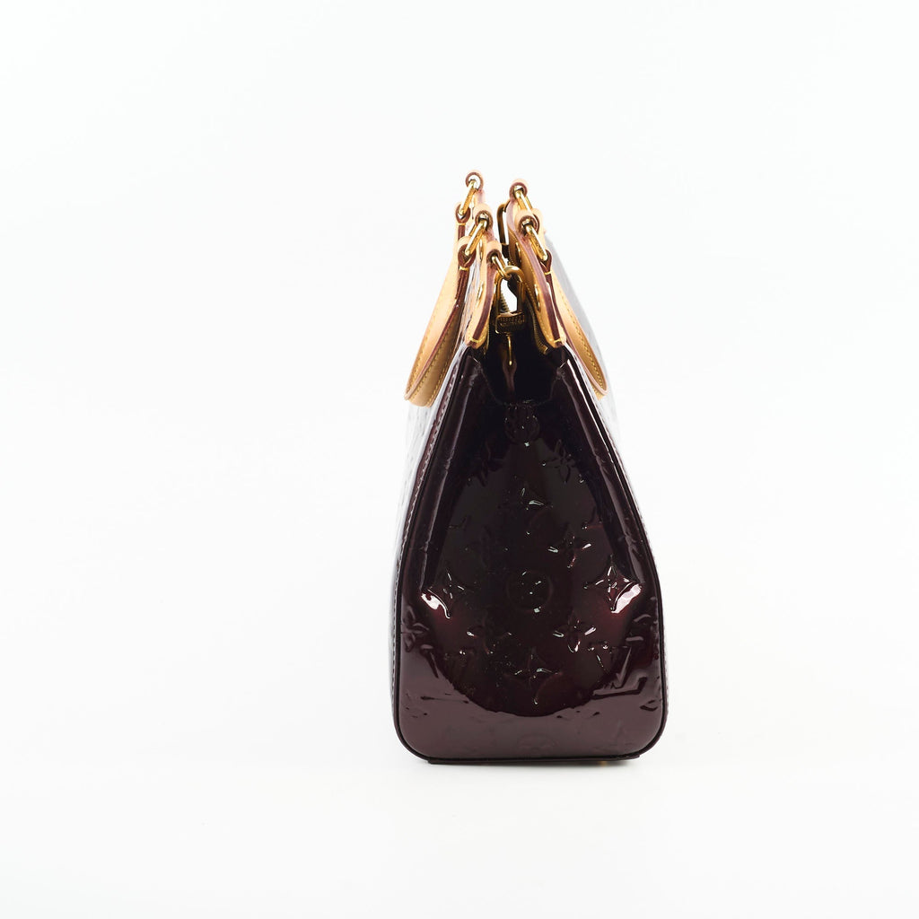 Louis Vuitton Brea MM Bag Monogram Vernis Amarante