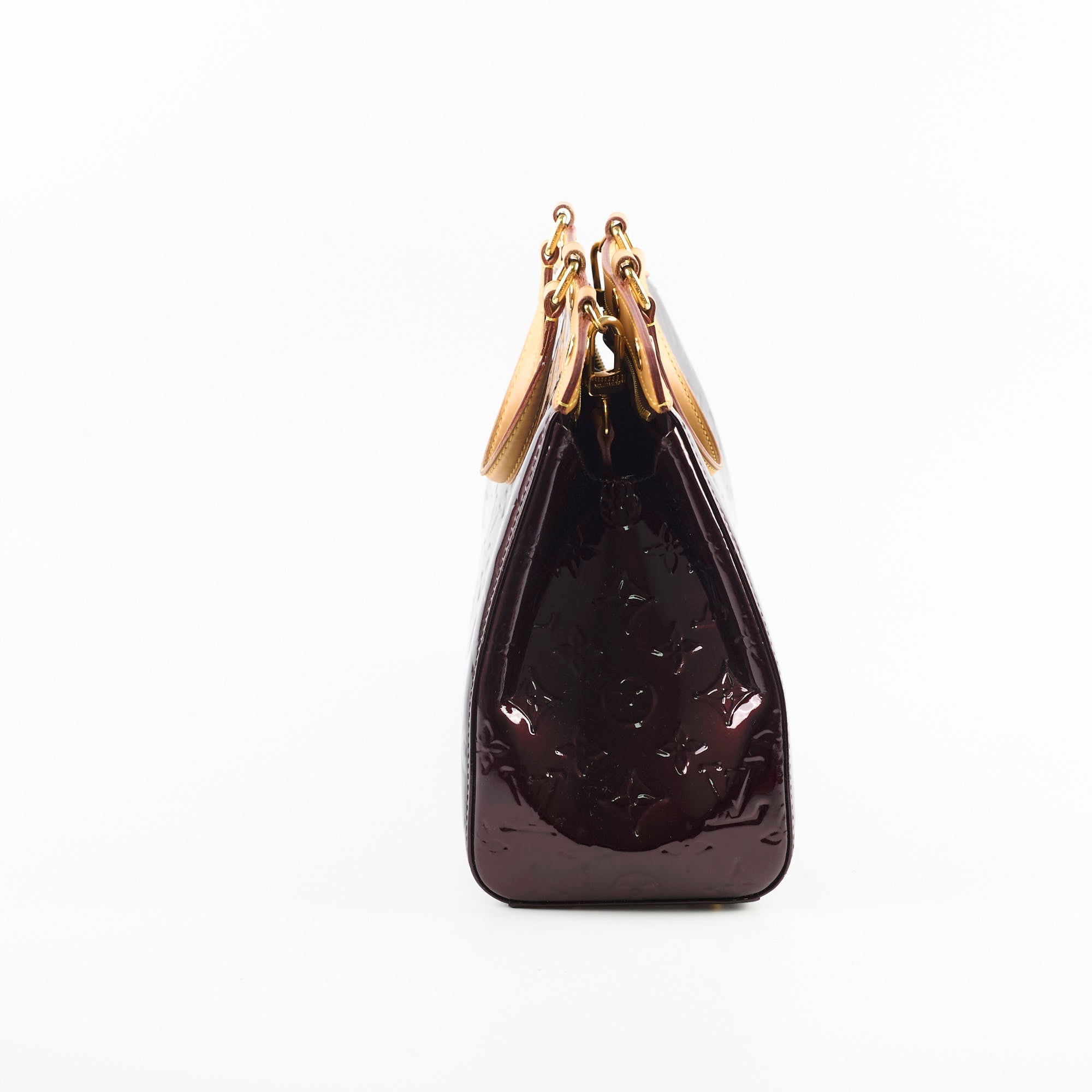 Louis Vuitton Brea MM Bag Monogram Vernis Amarante