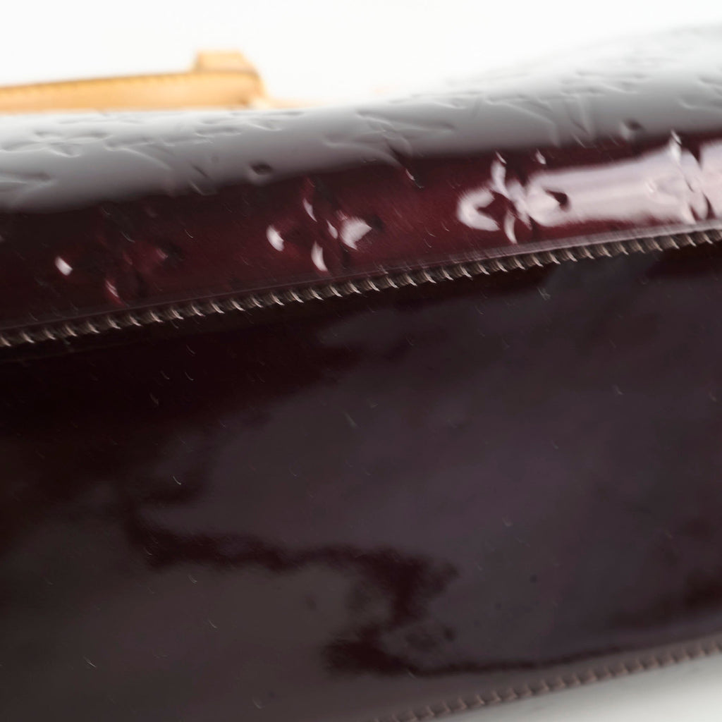 Louis Vuitton Brea MM Bag Monogram Vernis Amarante