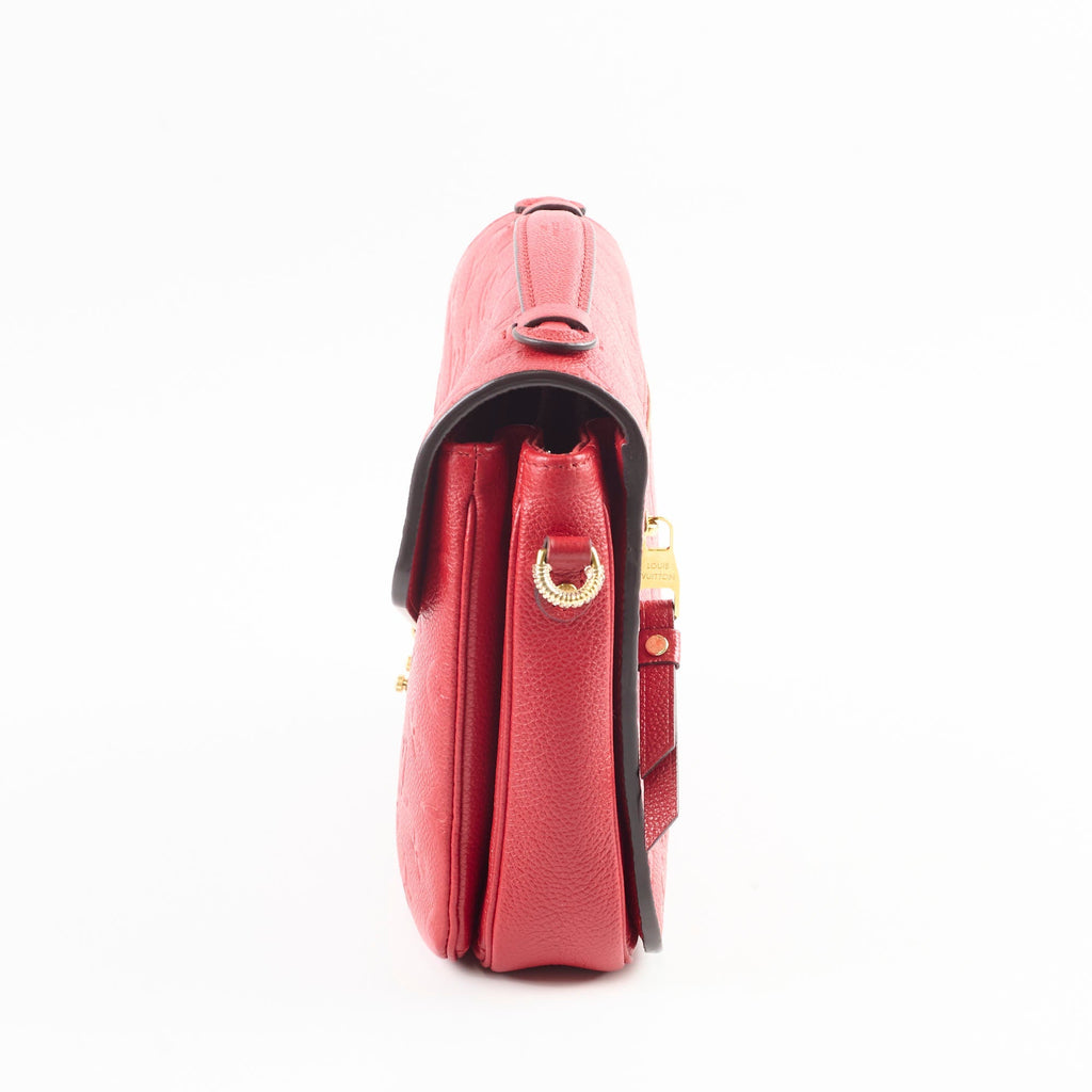 Louis Vuitton Metis Pochette Empreinte Red